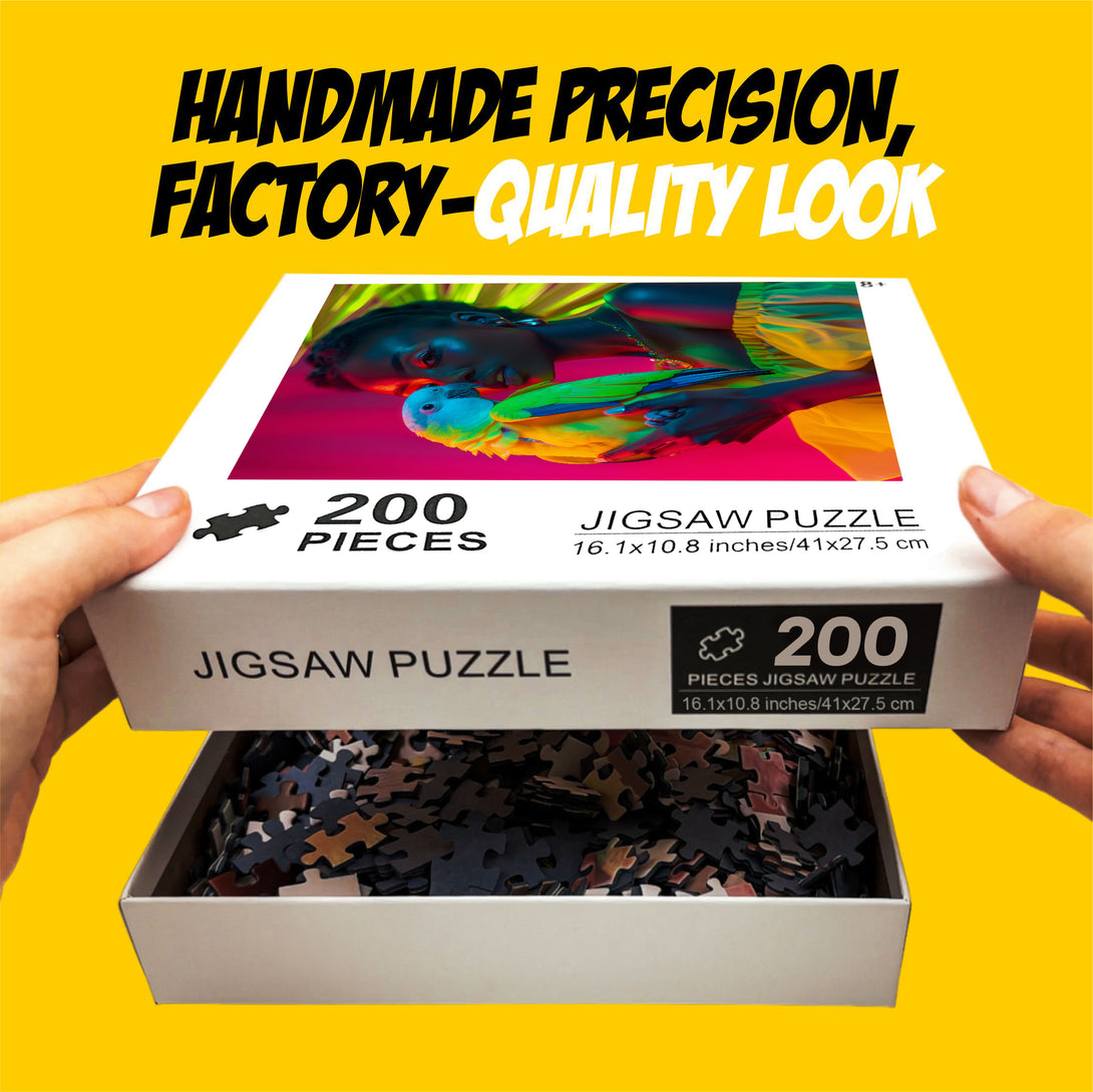 Customized Picture Vertical Puzzle Game, Photo Unique Gift - Custamazegifts.com 