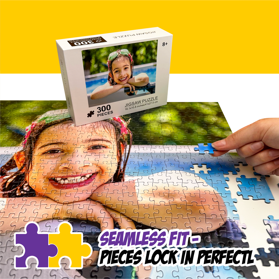 Personalized Photo Puzzles 300 Piece Custom Gifts - Custamazegifts.com 