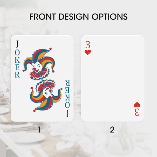 Wedding Signing Book Custom Playing Cards