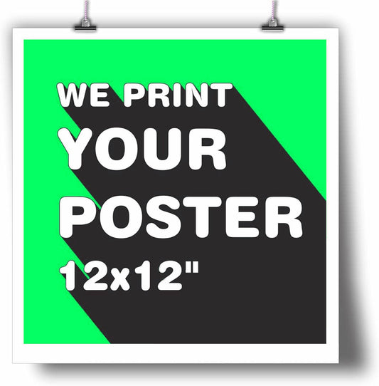 Create Your Own Poster 12 x 12, Personalized Wall Art Photo Gifts - Custamazegifts.com 