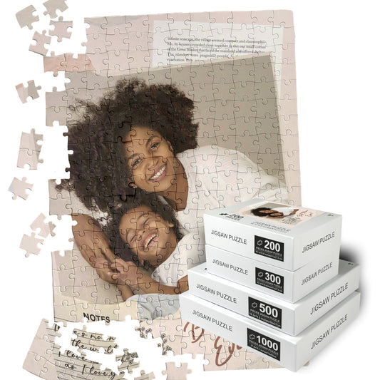 Best Mom Ever Personalized Puzzle 200 300 500 1000 Piece - Custamazegifts.com 