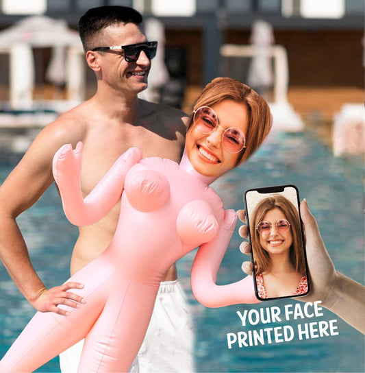 Custom Printed Blow Up Doll Bachelorette Party Gift Custamazegifts