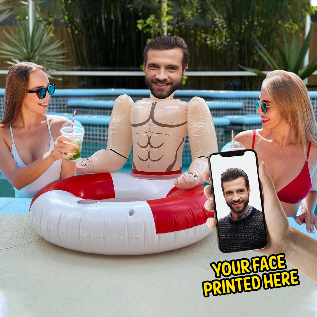 Custom Male Pool Float Bachelorette Party Gift - Custamazegifts.com 