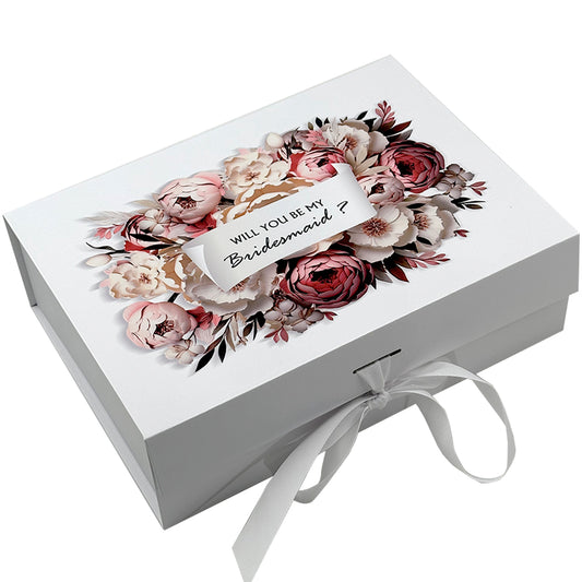 Will You Be My Bridesmaid Gift Box, Bachelorette Party Favor - Custamazegifts.com 