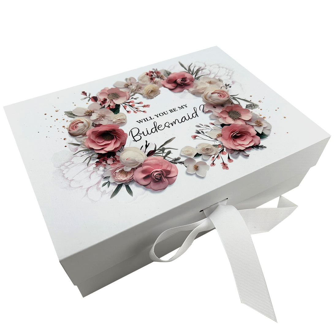 Bridesmaid Proposal Box, Empty Gift Box with Magnetic Lid - Custamazegifts.com 