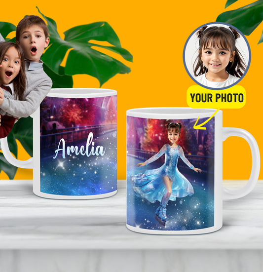 Figure Skating Gift, Personalized Mug for kids - Custamazegifts.com 