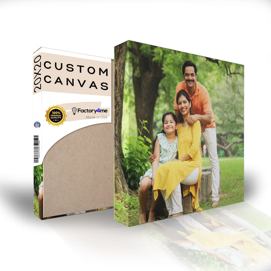 Photo Canvas Wall Decor 20 x 20, Family Portrait Canvas Prints - Custamazegifts.com 