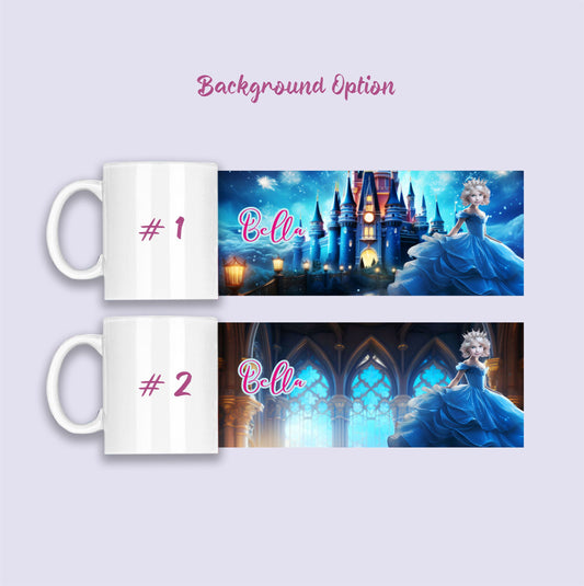 Cinderella Princess Customized Photo Mug, Picture Printed Mug - Custamazegifts.com 