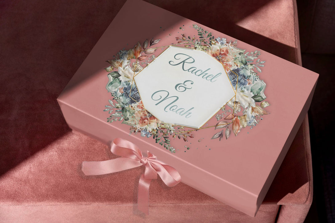 Bridesmaid Proposal Custom Gift Box with Ribbon Empty - Custamazegifts.com 