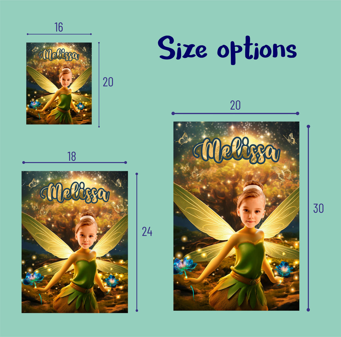 Tinker Bell Gift Print Poster Wall Art, Tinkerbell Digital Poster - Custamazegifts.com 