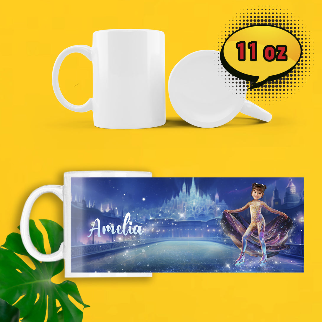 Figure Skating Gift, Personalized Mug for kids - Custamazegifts.com 