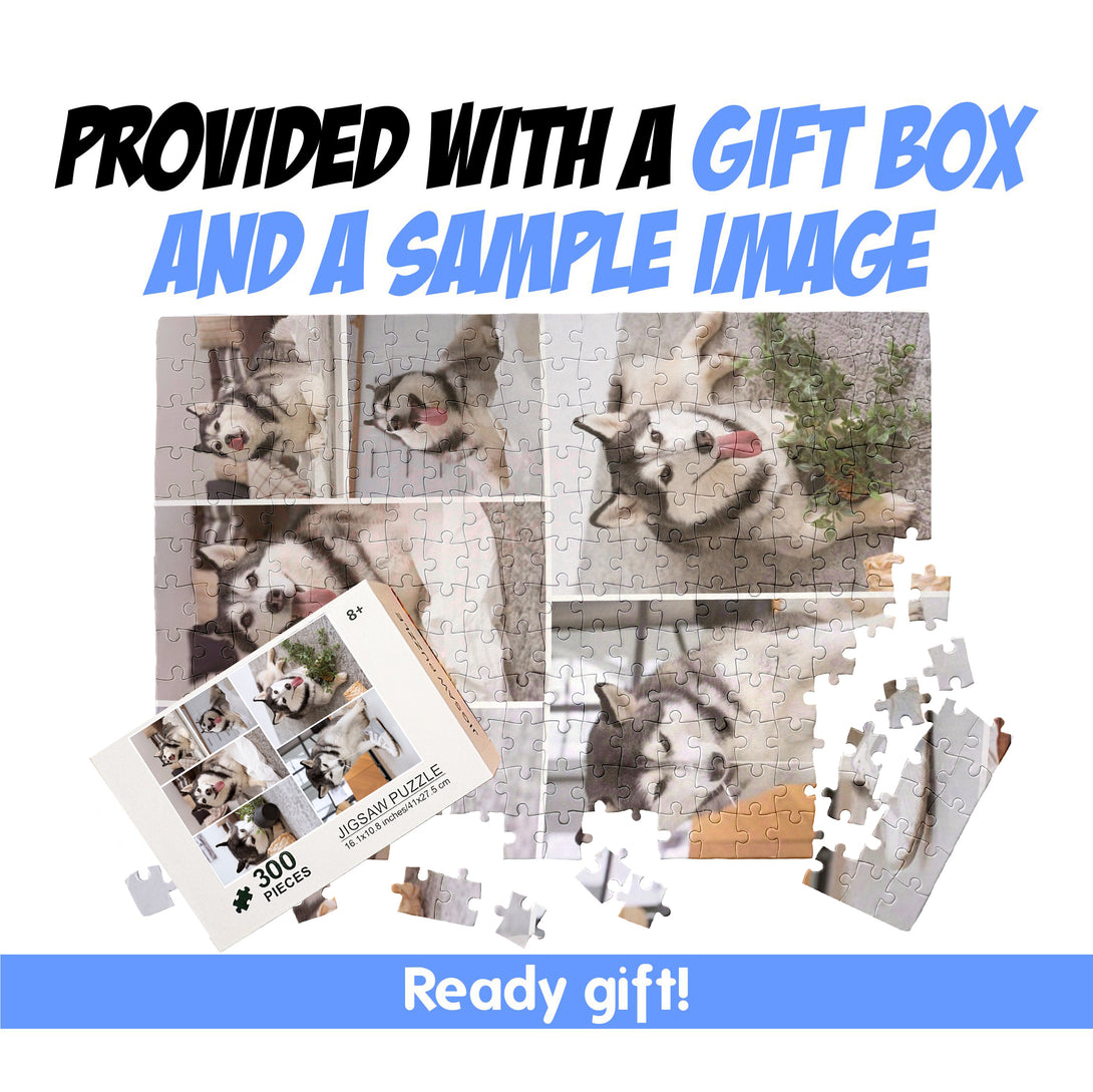 Personalized Photo Collage Puzzle with Your Images, Cusom gift - Custamazegifts.com 