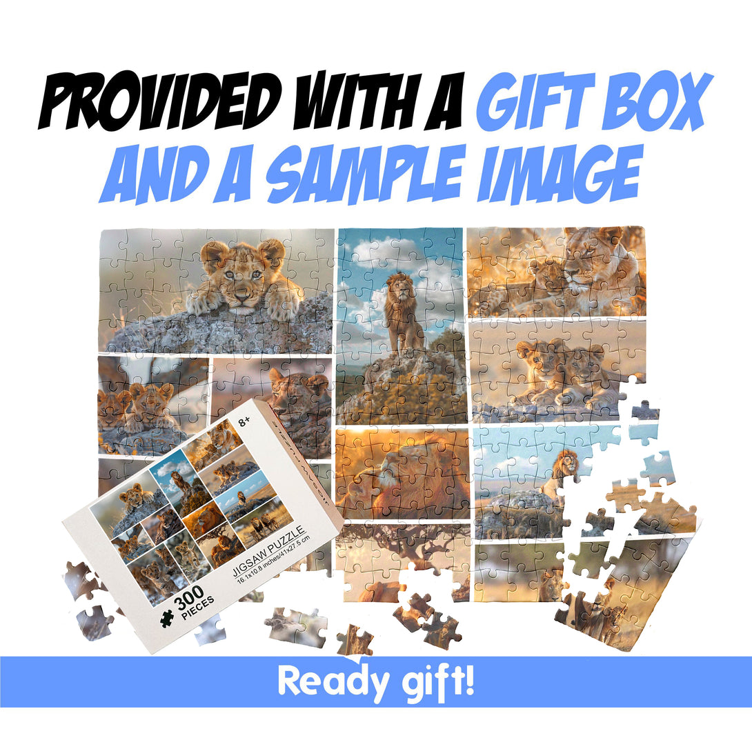 Personalized Photo Collage Puzzle, Add 12 pictures, Sentimental Gift - Custamazegifts.com 