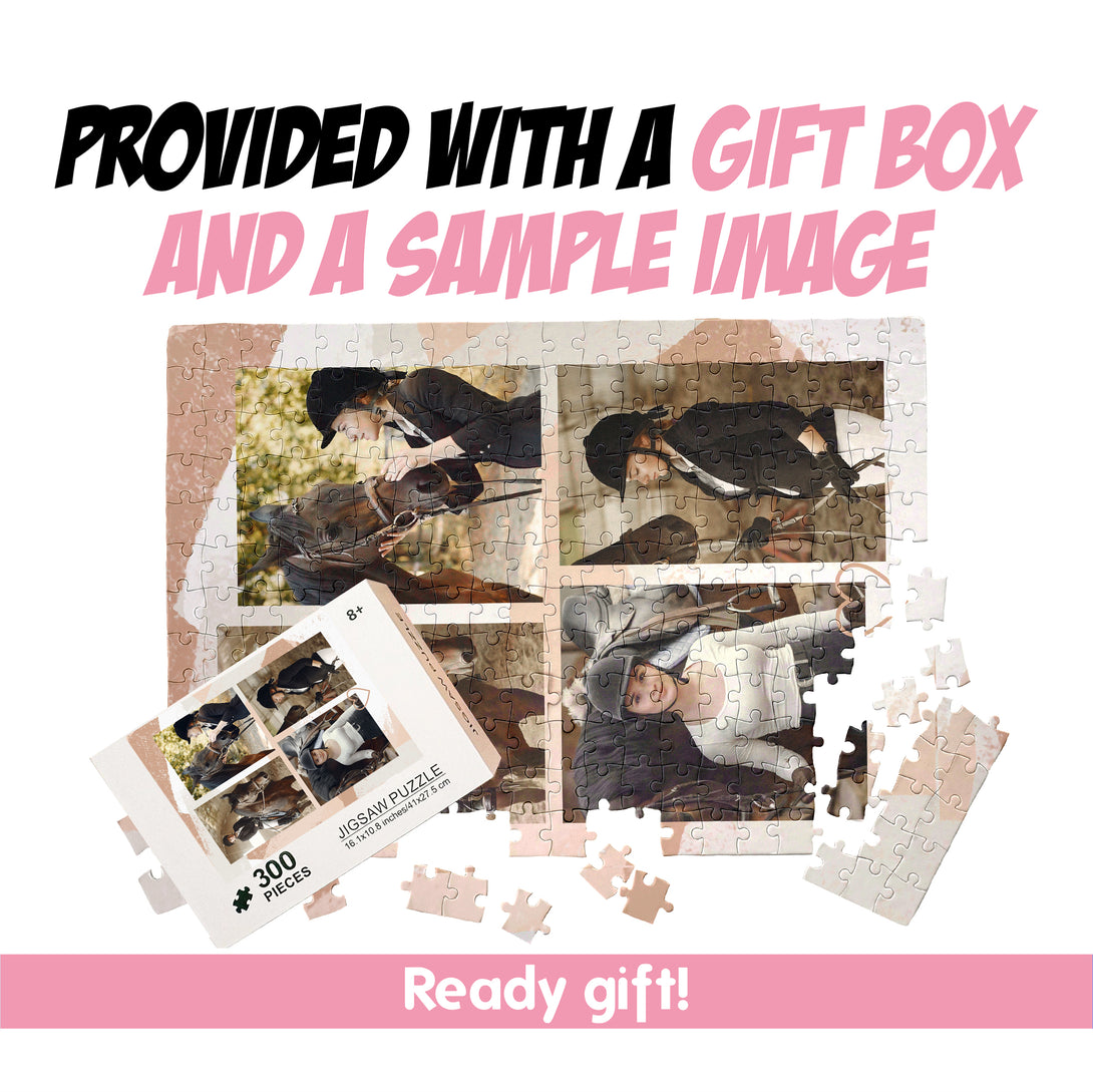 Four Photo Collage Puzzle for Adults, Gift for Friends Family Parents - Custamazegifts.com 