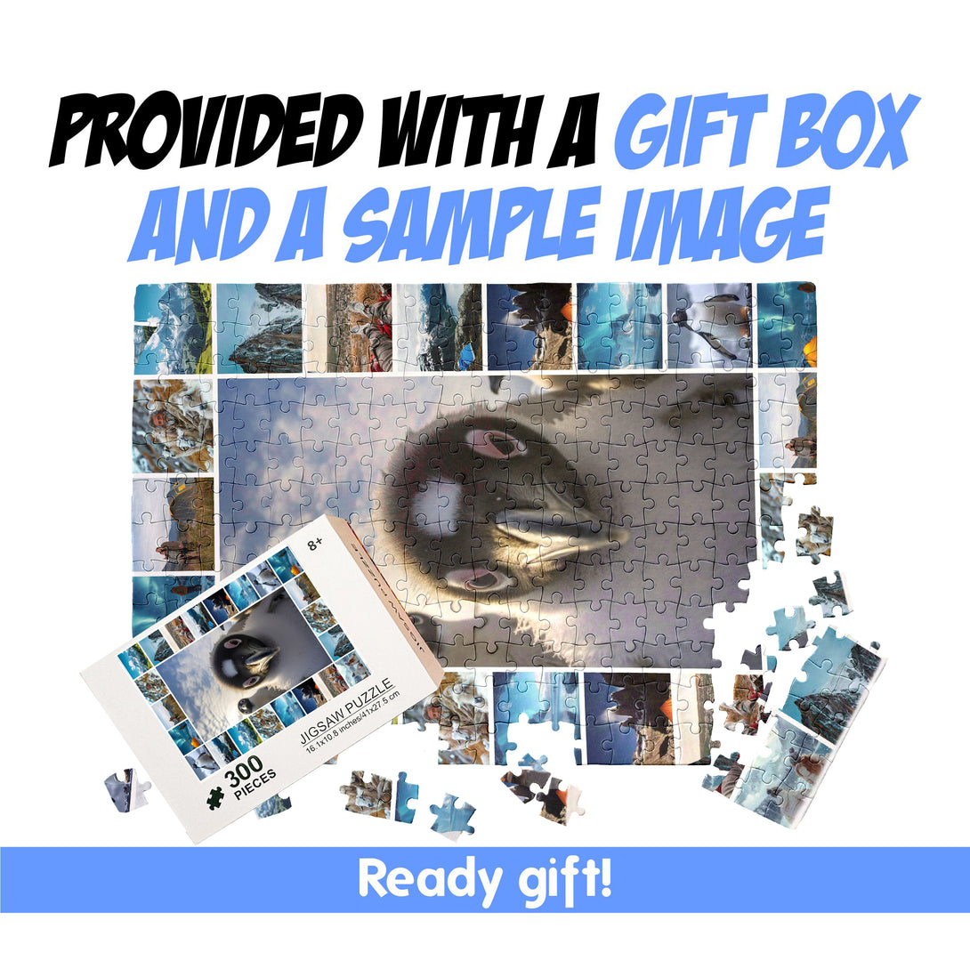 Custom Photo Puzzle of 23 Pictures, Personalized Collage - Custamazegifts.com 