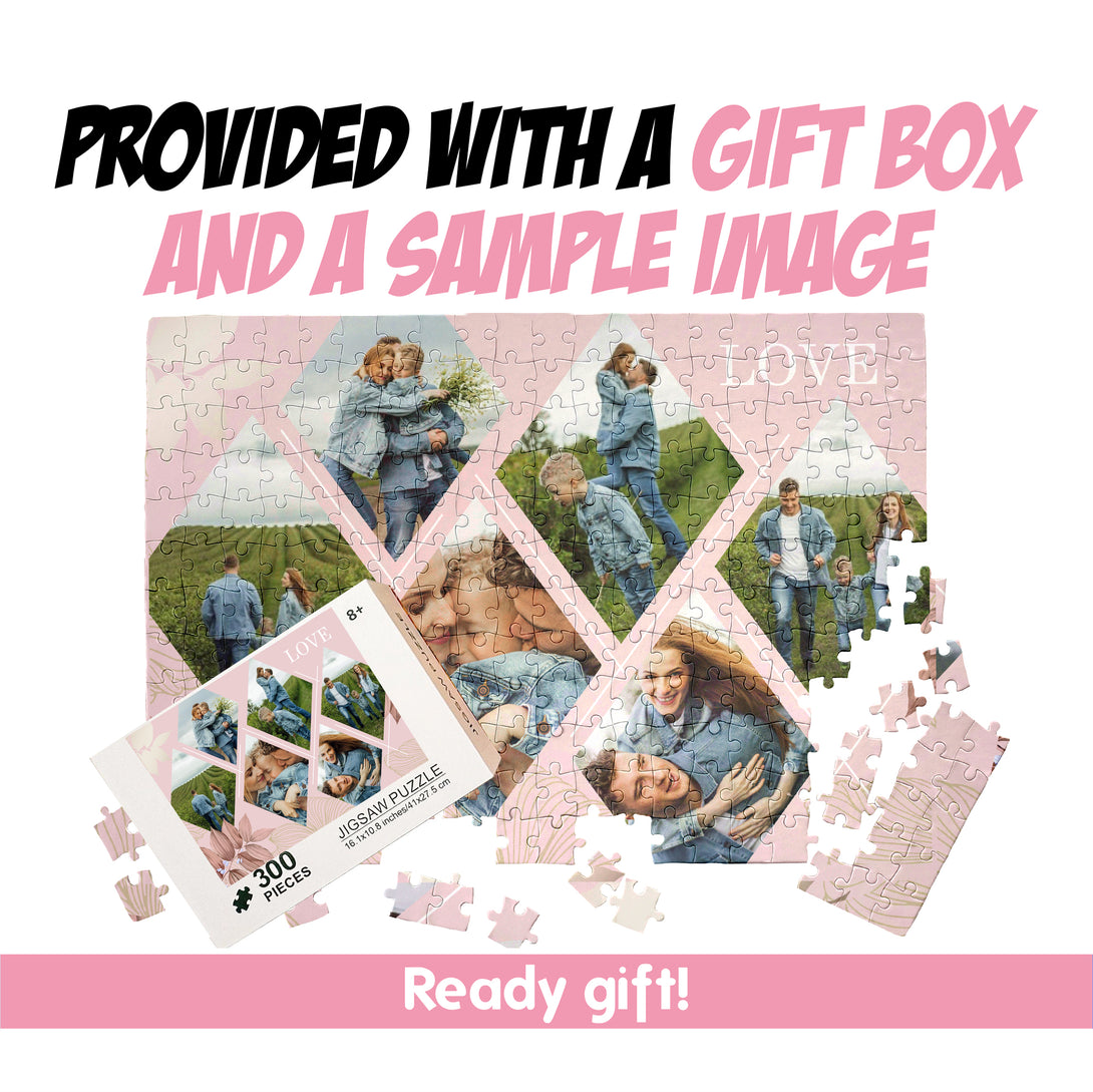 Photo Jigsaw Puzzle Collage, Best Gifts for Couples Wife Husband Boyfriend Girlfriend - Custamazegifts.com 