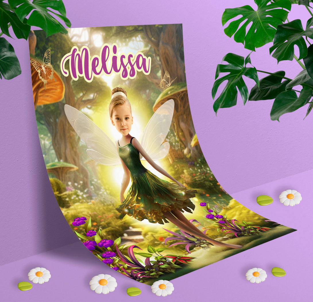 Tinker Bell Gift Print Poster Wall Art, Tinkerbell Digital Poster - Custamazegifts.com 