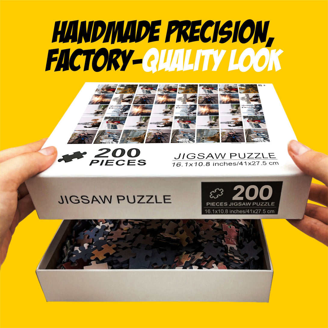 Puzzle from 40 Photos, Family Gift Collage Puzzles - Custamazegifts.com 