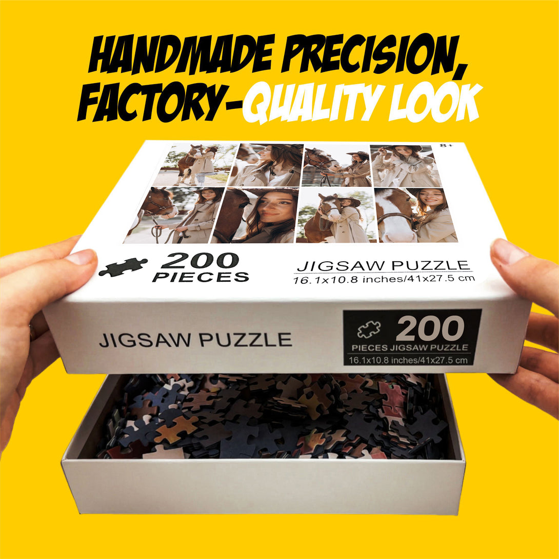 Add 8 Pictures, Custom Puzzle Collage, Personalized Puzzle - Custamazegifts.com 