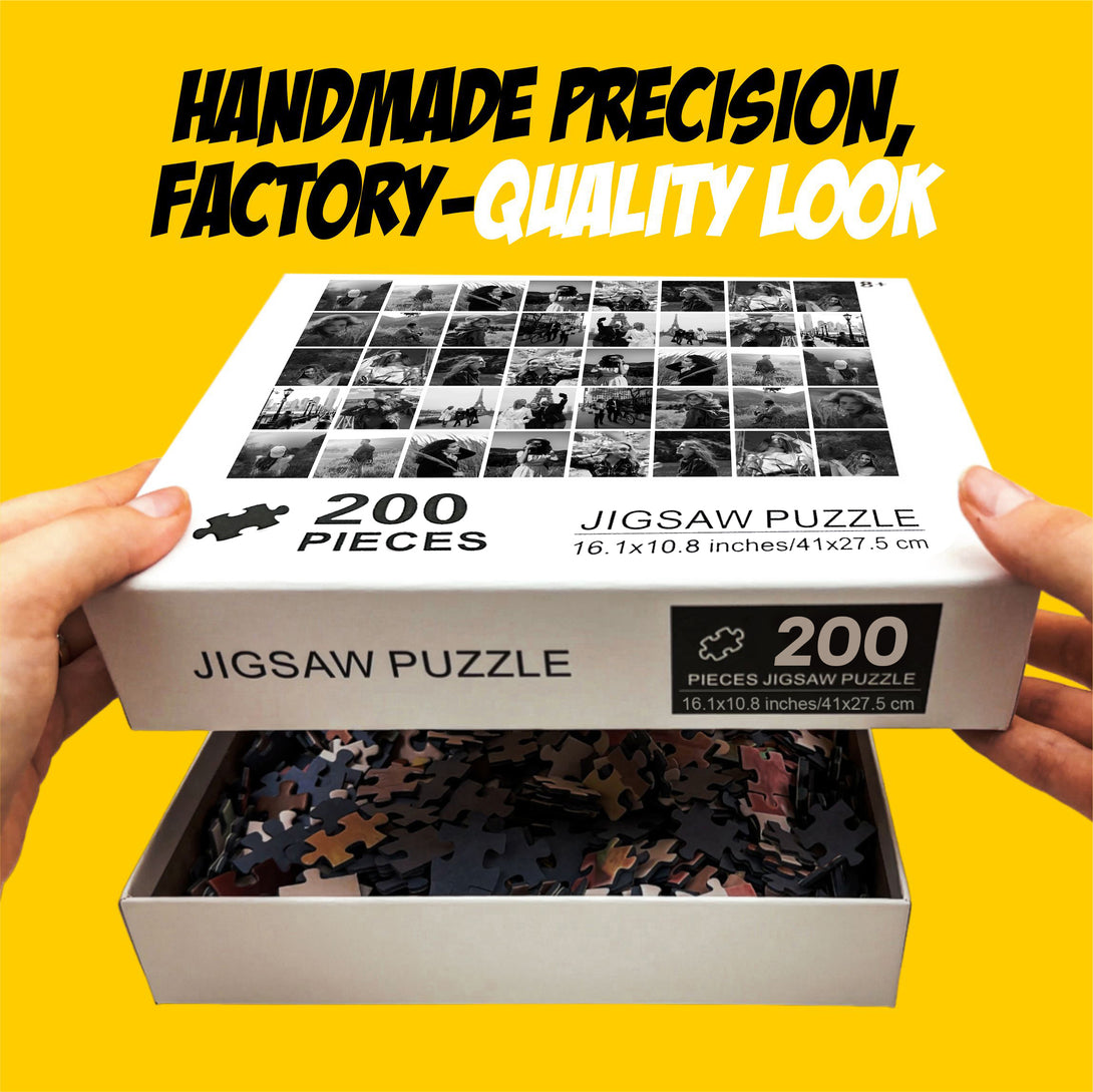 40 Photos Collage Puzzle, Adult Jigsaw Custom Puzzles Unique Gift - Custamazegifts.com 