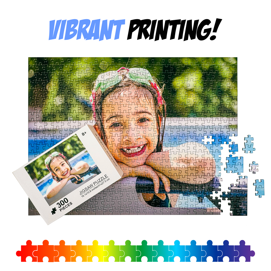 Personalized Photo Puzzles 300 Piece Custom Gifts - Custamazegifts.com 