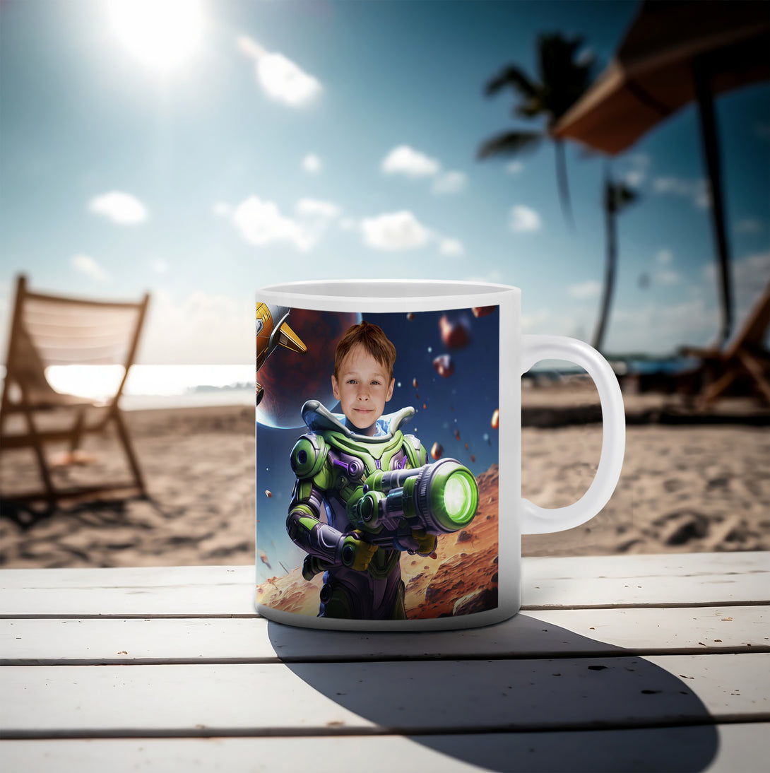 Cartoon Mug, Kids Personalized Mug Buzz Lightyear Picture - Custamazegifts.com 