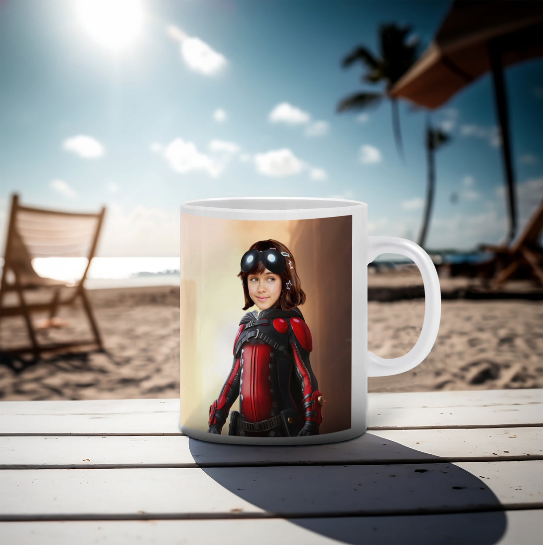 Kids Personalized Mug Marinette, Custom Mug with Photo Ladybug - Custamazegifts.com 