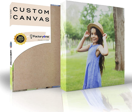 Custom Photo Canvas Prints 8 x 10, Personalized Photo Gifts from Pictures - Custamazegifts.com 