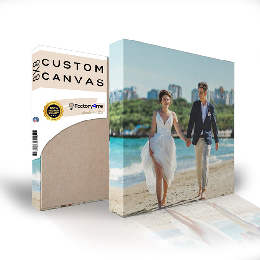 Custom Canvas Prints from Photos 8 x 8, Design Your Own Wall Art - Custamazegifts.com 