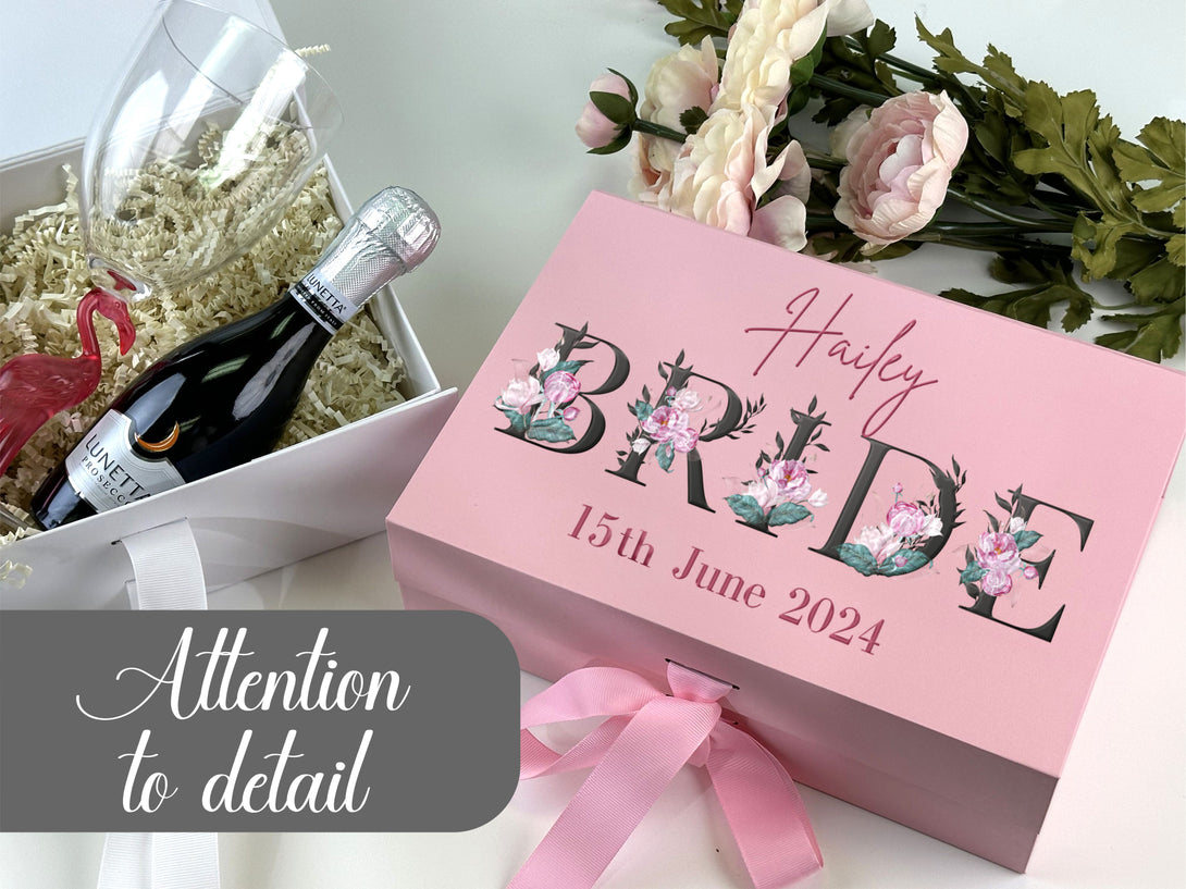 Bridal Party Box, Personalized Wedding Gift Box - Custamazegifts.com 