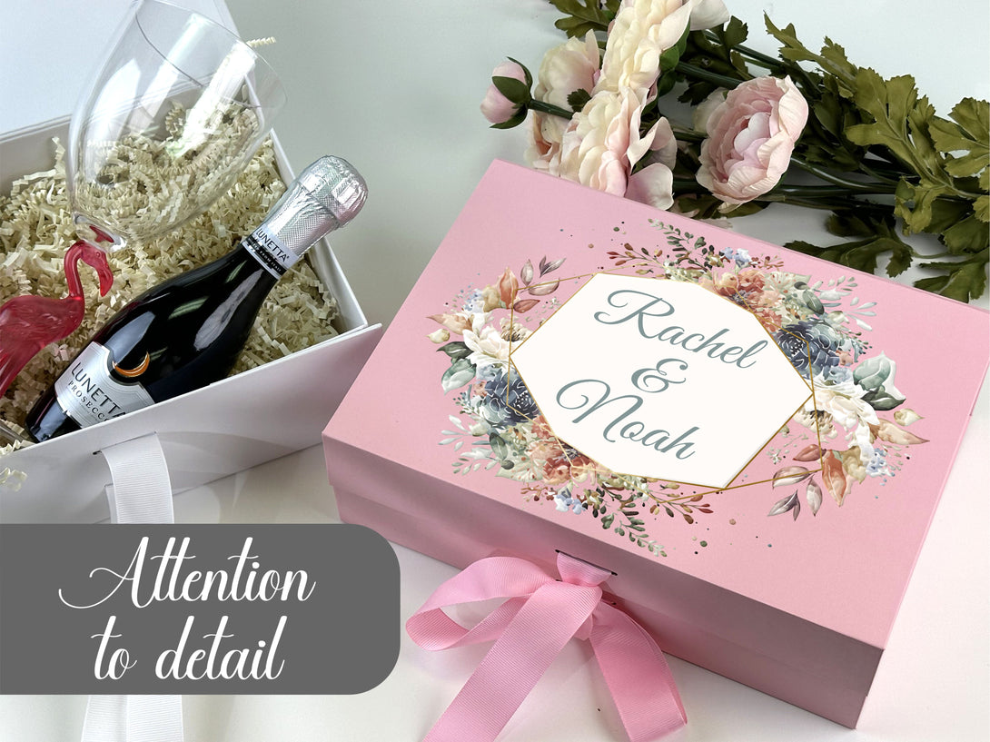 Bridesmaid Proposal Custom Gift Box with Ribbon Empty - Custamazegifts.com 