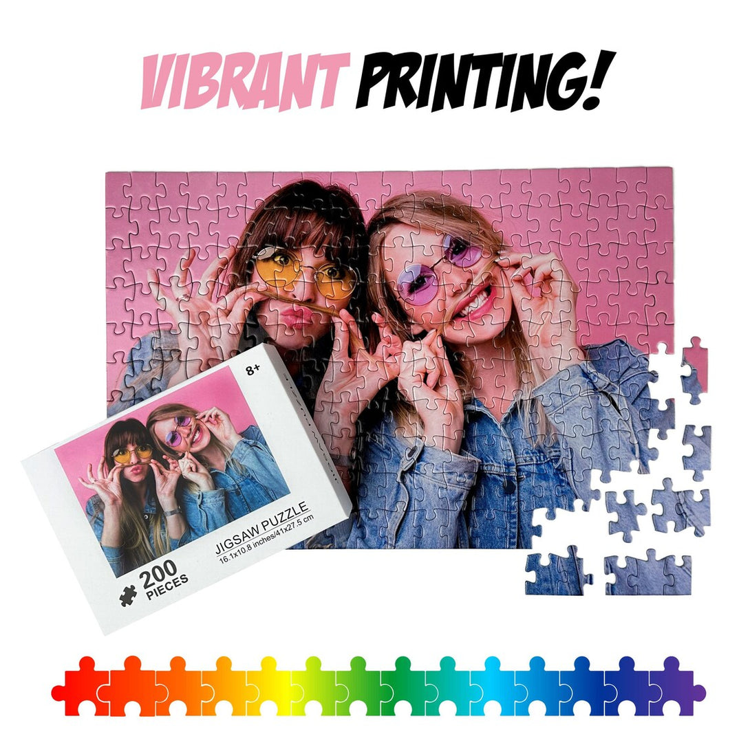 Custom Puzzle from Photo 200 Pieces - Custamazegifts.com 