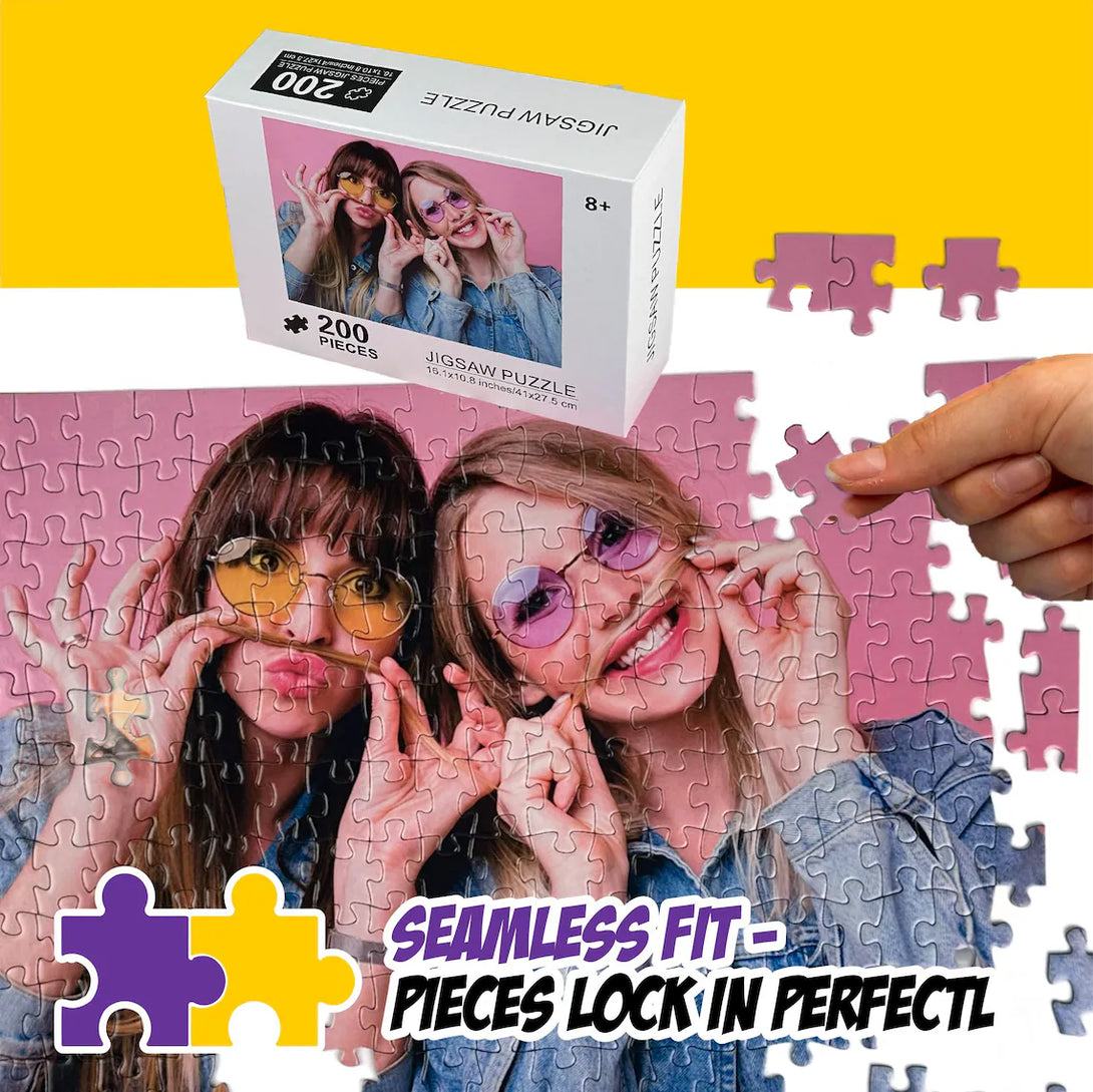 Custom Puzzle from Photo 200 Pieces - Custamazegifts.com 