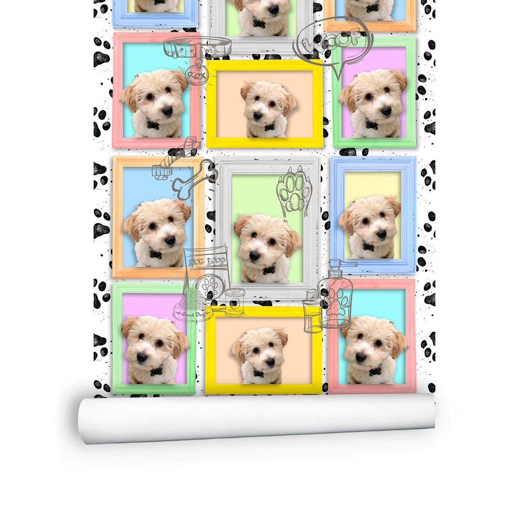 Pet Portrait Custom Wallpaper, Cute Dog Cat Wallpaper #474 - Custamazegifts.com 