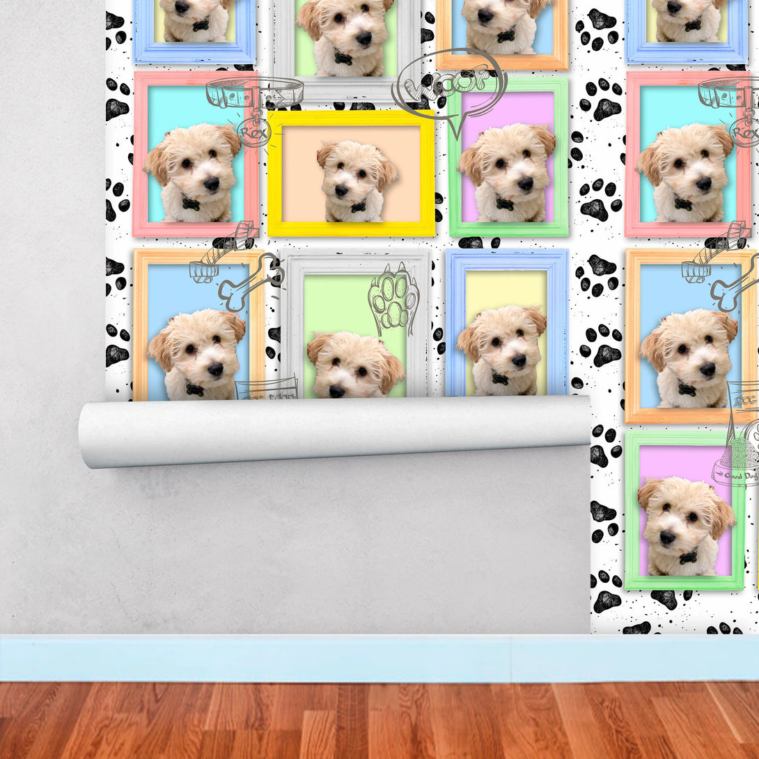 Pet Portrait Custom Wallpaper, Cute Dog Cat Wallpaper #474 - Custamazegifts.com 