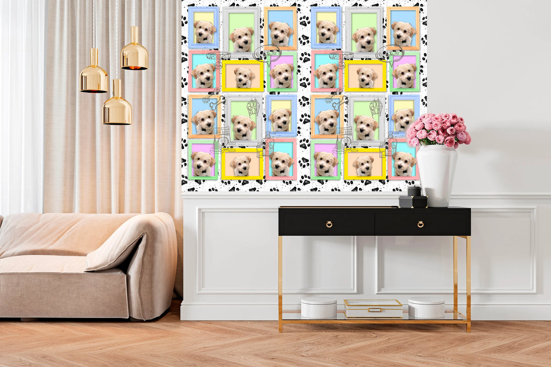 Pet Portrait Custom Wallpaper, Cute Dog Cat Wallpaper #474 - Custamazegifts.com 