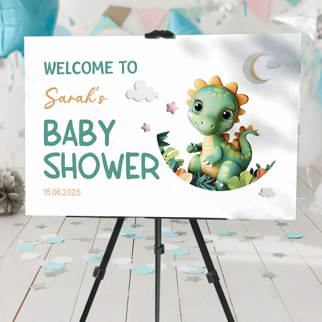 Personalized Signage Welcome Baby Shower Decorations - Custamazegifts.com 