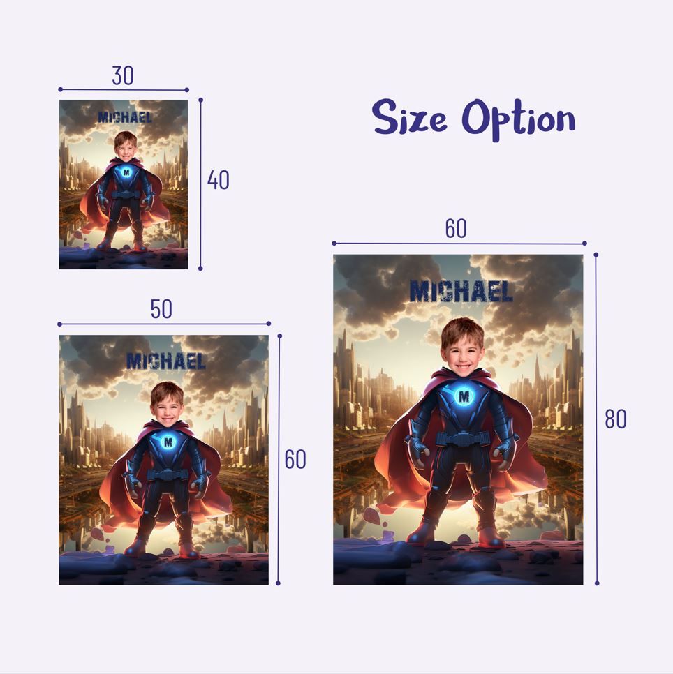 Personalized Superman Blanket for Kids, Boys Superman Unique Birthday Gift - Custamazegifts.com 