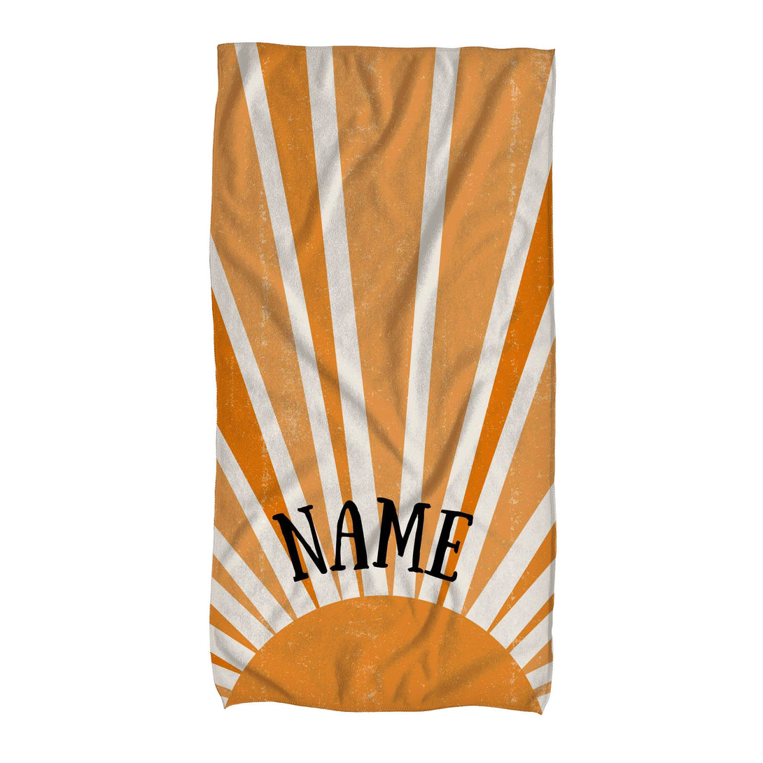 Sun Print Personalized Beach Towel, Customized Gifts for Kids Adults T53 - Custamazegifts.com 