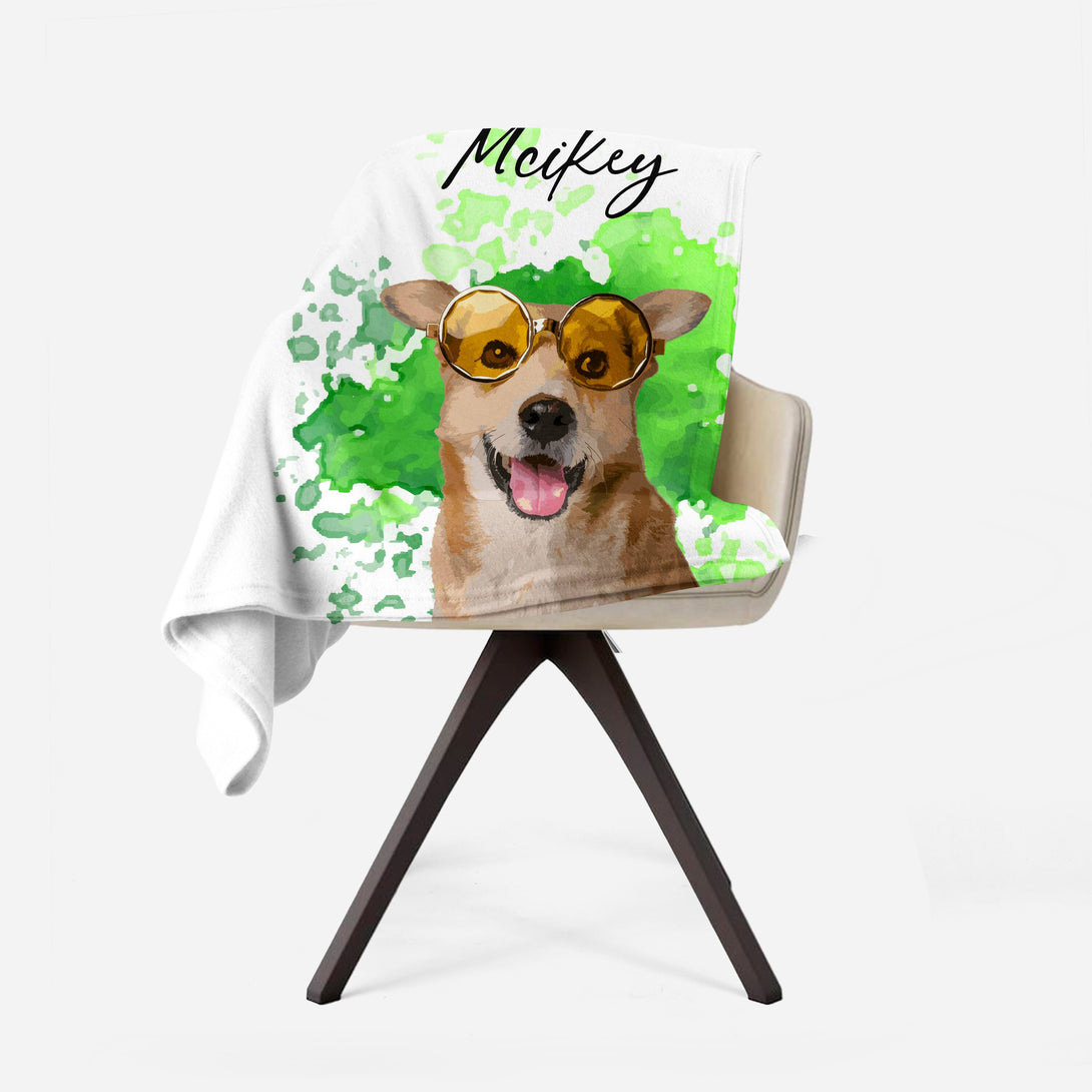 Personalized Photo Blanket with Your Pet, Custom Gift - Custamazegifts.com 