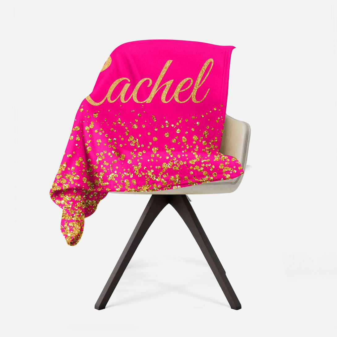 Custom Blanket with Your Name, Bachelorette Gift - Custamazegifts.com 