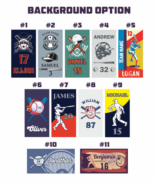 Baseball Team Gift Idea Towel, Personalized Team Gifts, Sports Team Towel - Custamazegifts.com 