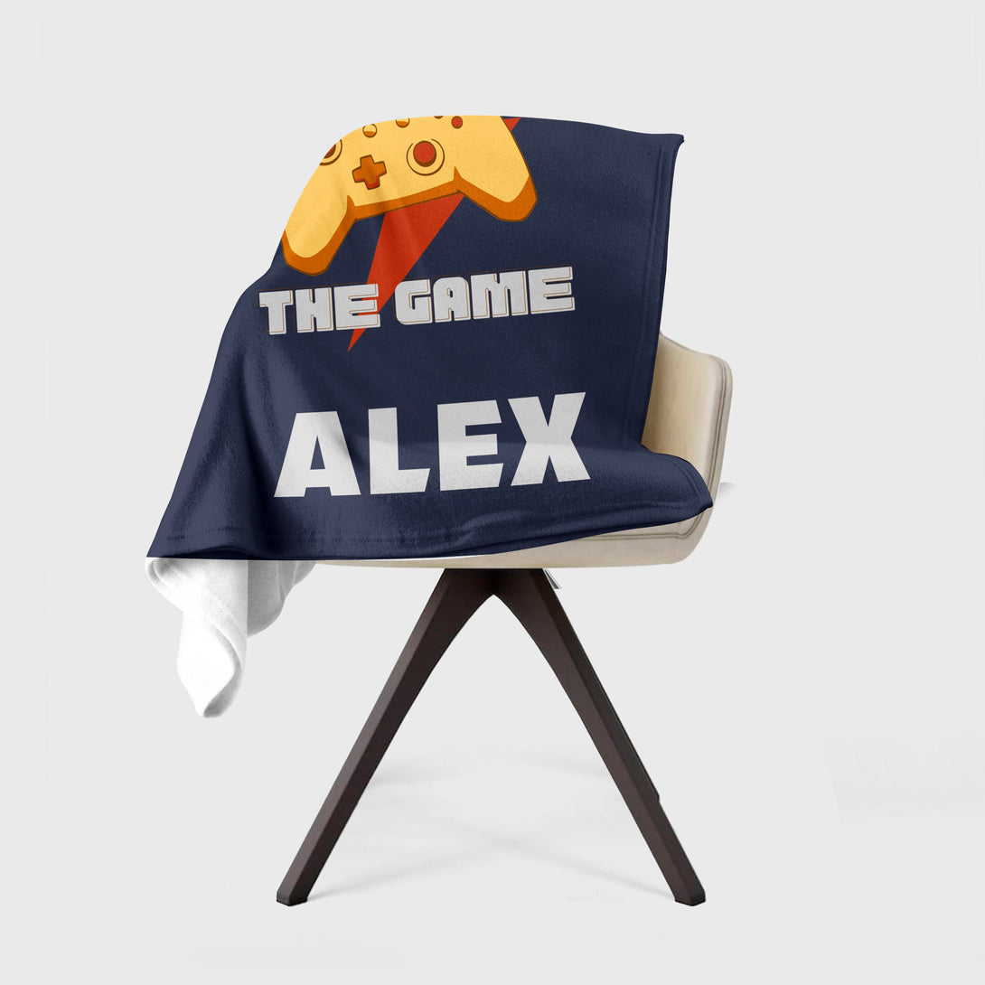 Video Game Blanket, Personalized Gaming Blanket, Game Lover Gifts - Custamazegifts.com 