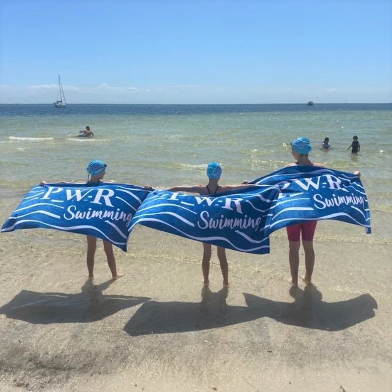 Custom Beach Towels, Personalized Kids Beach Towel with Your Name - Custamazegifts.com 