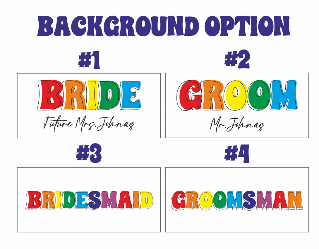 Bold Font Bride Beach Towel, Mr and Mrs Custom Gifts for Bride Groom T157 - Custamazegifts.com 