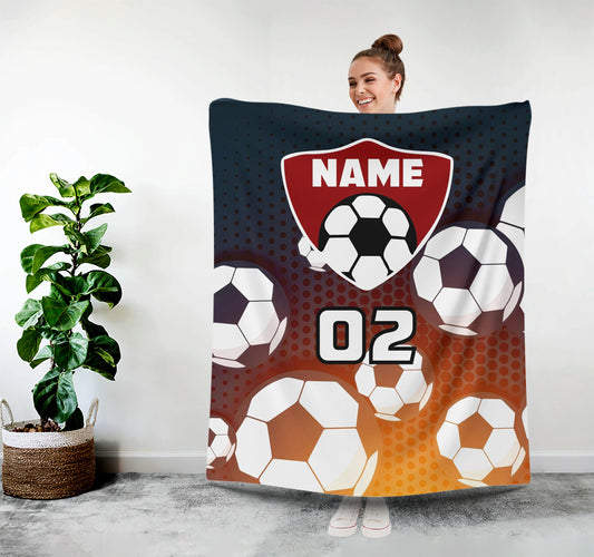 Soccer Blanket, Football Team Custom Blankets - Custamazegifts.com 