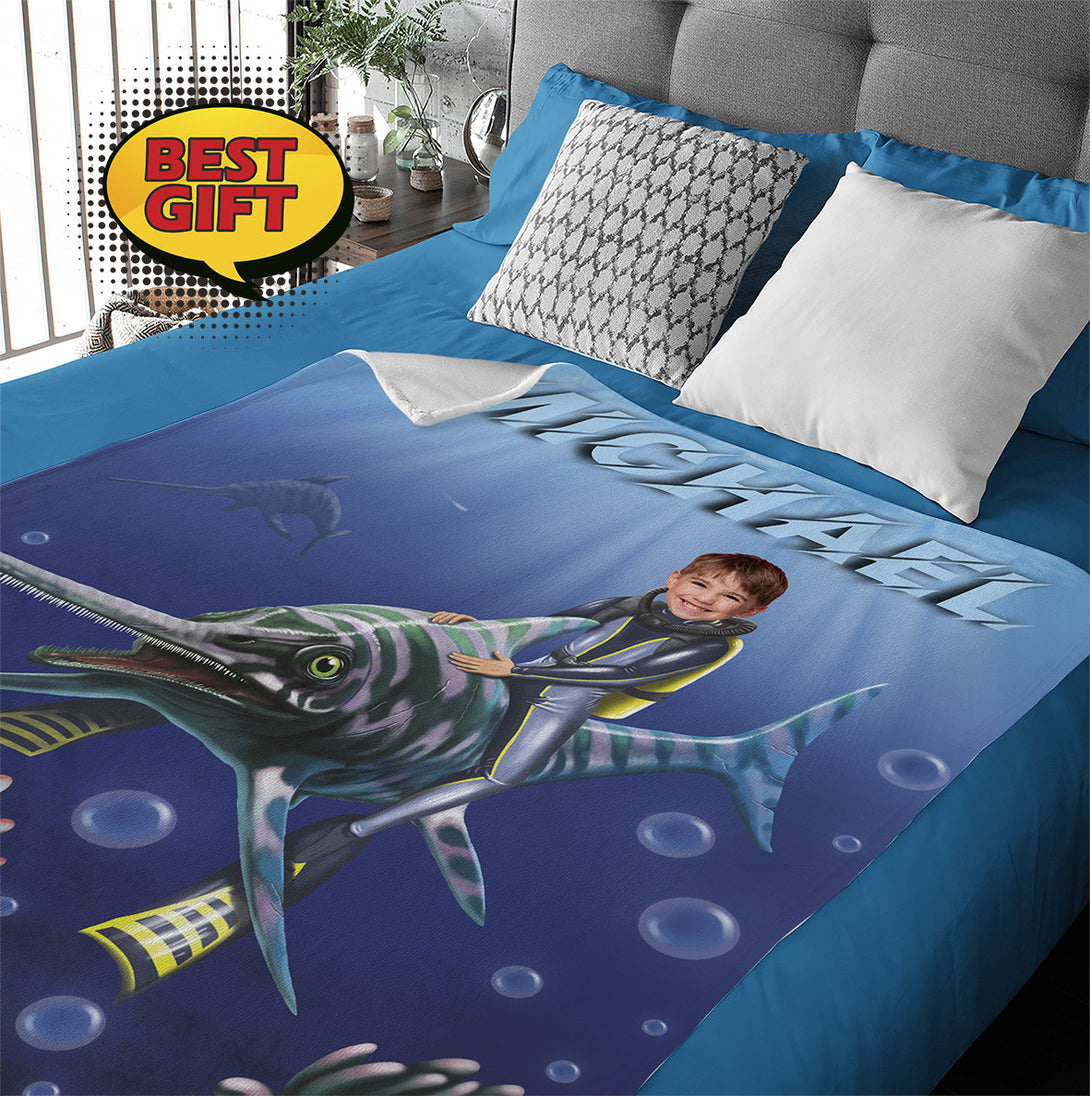 Sea Life - Custom Kids Blanket - Custamazegifts.com 